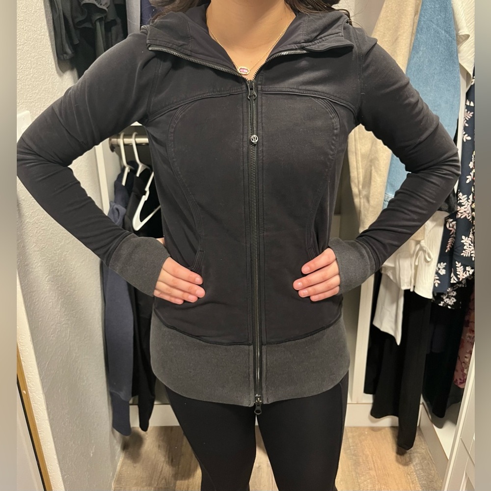 Lululemon Black and Grey Zip-Up Jacket